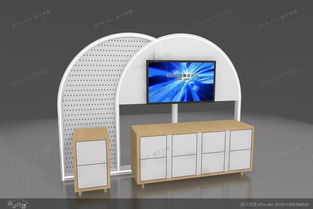 送福利.15个产品展示柜3d模型