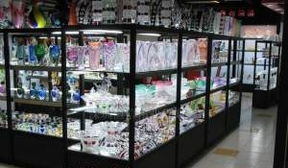 鸿毅精品展示架电脑货架精品展柜.陈列架化妆品货架文具货