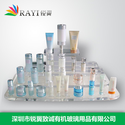 【厂家订制化妆品展示架/商场亚克力展示架】价格,厂家,图片,亚克力/有机玻璃及制品,深圳市锐翼致诚有机玻璃用品-